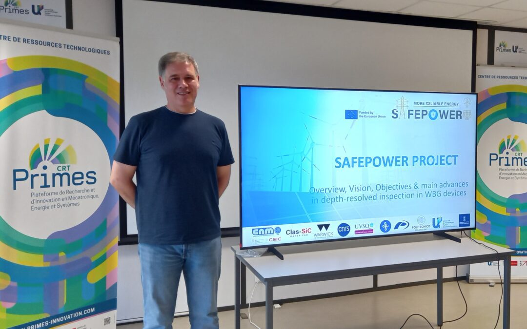 Safepower presented at the SMart and Integrated Packages for Power Electronics of the future workshop